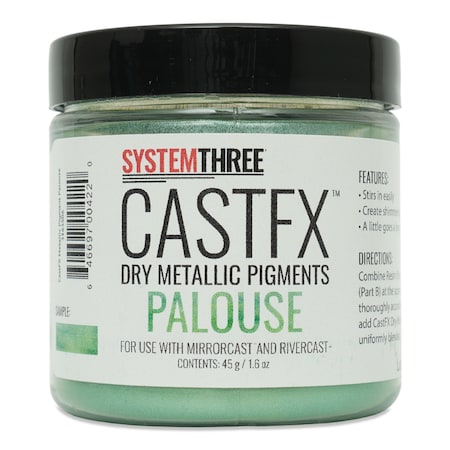 System Three Resins CastFX Dry Metallic Color Pigments, Palouse, 45g 3163S06